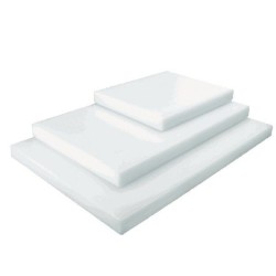Snijplank van wit HD-polyethyleen van Lacor