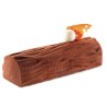 Silikomart TortaFlex Bûche-Form mit Wood-Dekormatte