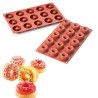 Forma de silicone mini donuts SiliconFlex da Silikomart