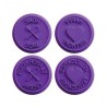 Set of 8 silicone biscuit stamps and cutter