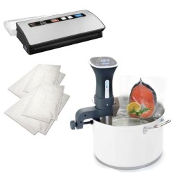 Pack sous vide domestico per cuocere a bassa temperatura