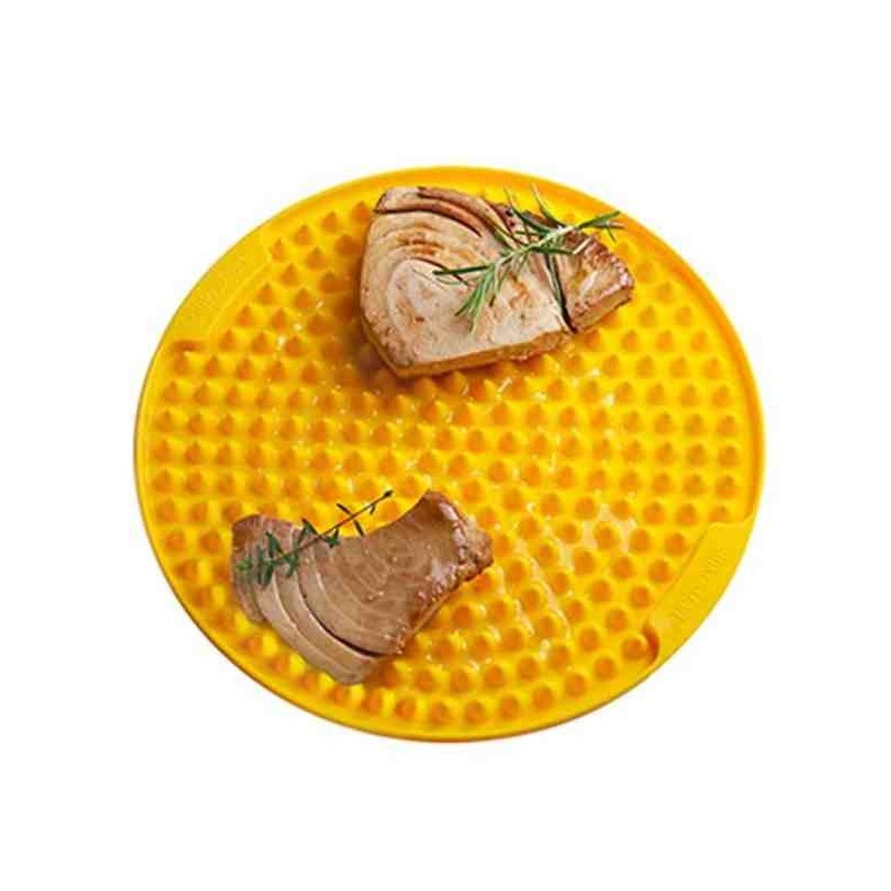 Tappetino in silicone per microonde Crispy Mat rotondo Silikomart