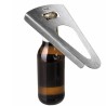 Stainless steel jar opener and bottle opener