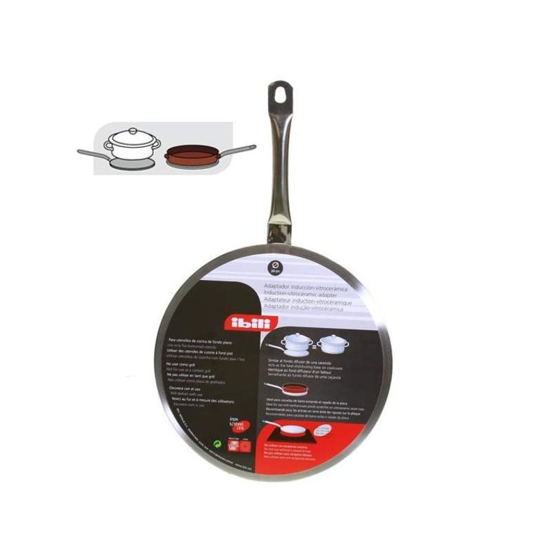 Adaptador inducción difusor de calor de acero inox