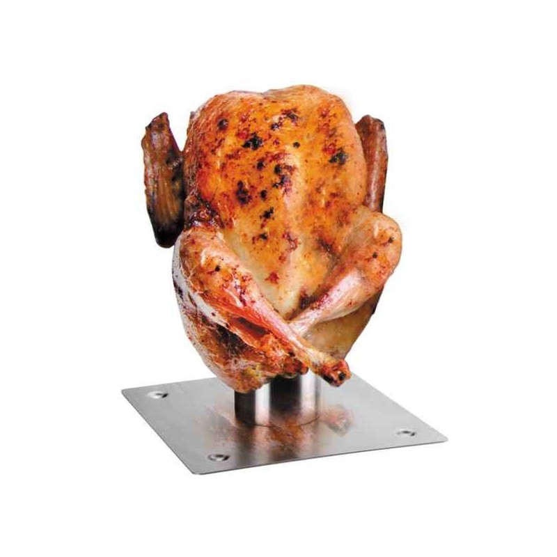 Verticale kippenbrader met kruidenhouder voor de oven Ibili