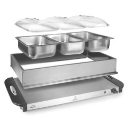 Scaldavivande da buffet con 3 bacinelle Gastronorm Lacor