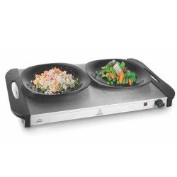 Scaldavivande da buffet con 3 bacinelle Gastronorm Lacor
