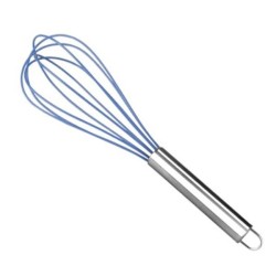 Fouet à fils en silicone et manche en acier inox d'Ibili