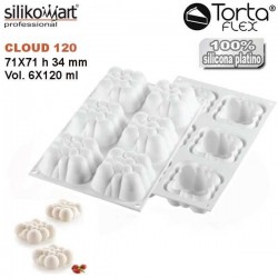 Molde silicona TortaFlex Cloud 120 de Silikomart
