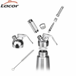 Professionele rvs kooksifon van Lacor