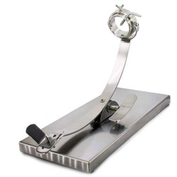 Support à jambon basculant et pivotant en acier inoxydable