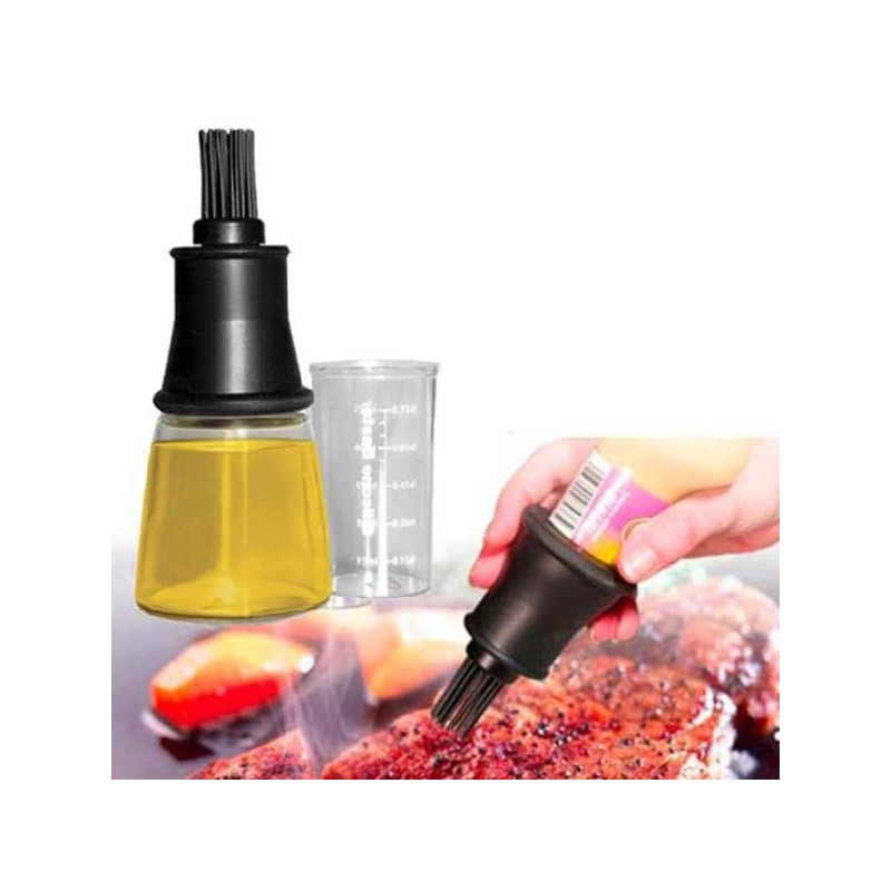 Ibili Silikonpinsel mit Dispenserflasche