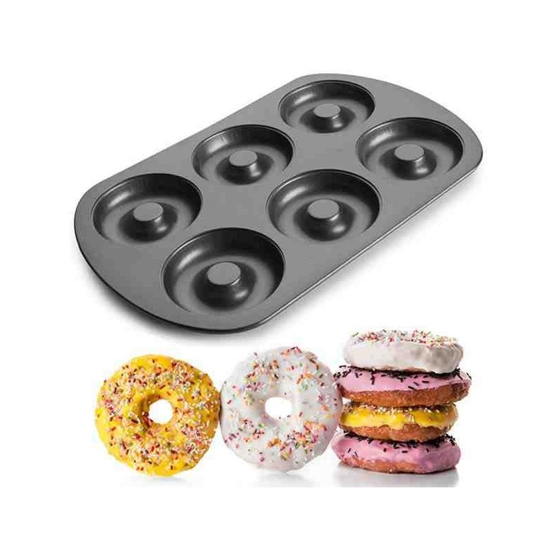 Forma para donuts e bolas de Berlim de 6 cavidades da Ibili