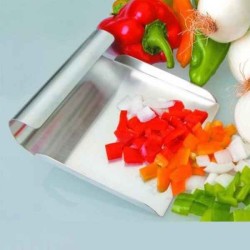 Paletta raccogli verdure e alimenti in acciaio inox Ibili
