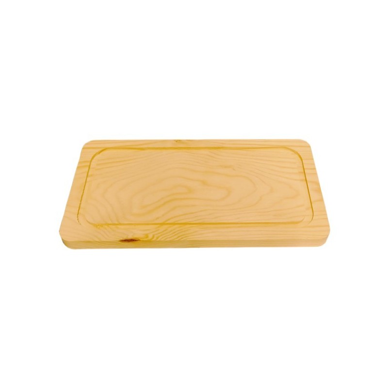 Wooden churrasco serving board 40x22 cm