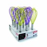 Frusta in silicone con manico in acciaio inox Ibili