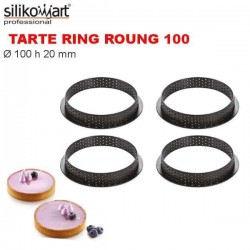 Aros para tarta Tarte Ring Round Ø100 (4u) Silikomart