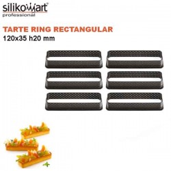 Tarte Ring Rectangular 120x35 mm Silikomart Professional
