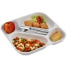 Polycarbonate self-service tray, assorted colours