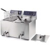 Lacor Profi-Doppelfritteuse mit Ablasshahn 69469