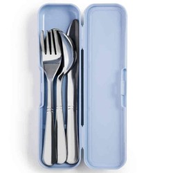 Set di posate con astuccio da viaggio Lunch Away Ibili