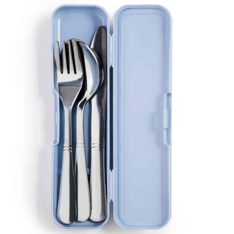 Set de couverts avec étui à emporter Lunch Away de Ibili
