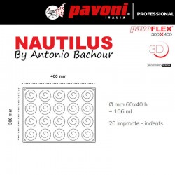 Molde Nautilus Pavoflex 400x300 de Pavoni