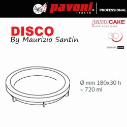 Moule en silicone Disco Pavocake de Pavoni