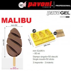 Molde Malibú Pavogel + 50 sticks de Pavoni