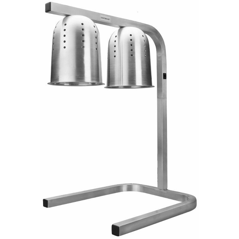 Lampe chauffante infrarouge double en aluminium Lacor