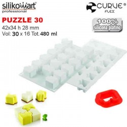 Molde Puzzle 30 de Silikomart Professional