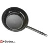 Garcima enamelled deep frying pan with basket