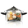 Panela de pressão Duromatic inox Ø24 cm com pegas Kuhn Rikon
