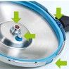 Panela de pressão Duromatic inox Ø24 cm com pegas Kuhn Rikon