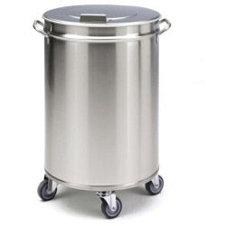 Caixote do lixo em aço inox sem pedal da Sammic