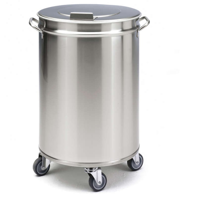 Caixote do lixo em aço inox sem pedal da Sammic