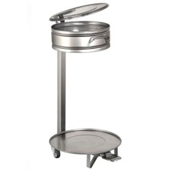 Contentor porta-sacos com pedal em aço inox da Sammic