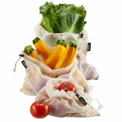 Sacchetti riutilizzabili per frutta e verdura, 3 misure, Aware Gefu