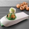 Alligator onion peeler