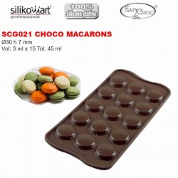 Molde bombones SCG021 Choco Macaron de Silikomart