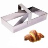 Cortador para la masa de croissant fabricado en acero inox de Gobel