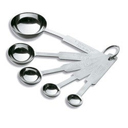 Set di 5 cucchiai dosatori in acciaio inox Lacor