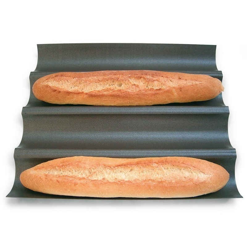 Non-stick baguette baking tray by Gobel