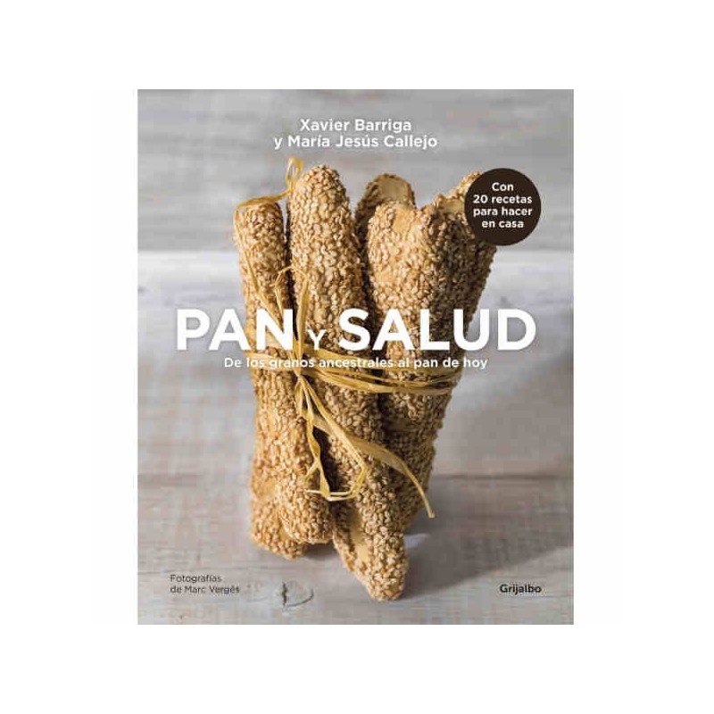Pan y salud nos explican en este libro como preparar el pan.