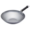 Wok de acero al carbono para preparar recetas orientales. Kitchencraft