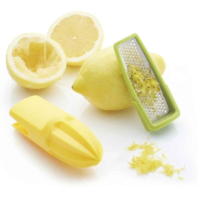 Kitchen Craft Zitruspresse und Reibe für Zitrusfrüchte 2-in-1