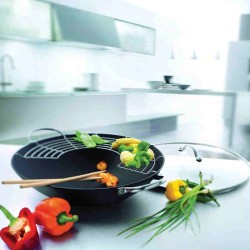 Wok Jampur em ferro fundido da Kuhn Rikon de Ø36 cm