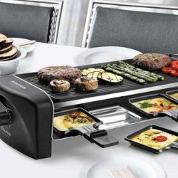 Raclette e piastra con grill Arizona Taurus