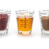 Medidores de vidrio de 120 ml para uso en la cocina de KItchen Craft