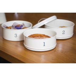 Kitchen Craft dreistöckige Kuchendose aus Weißblech
